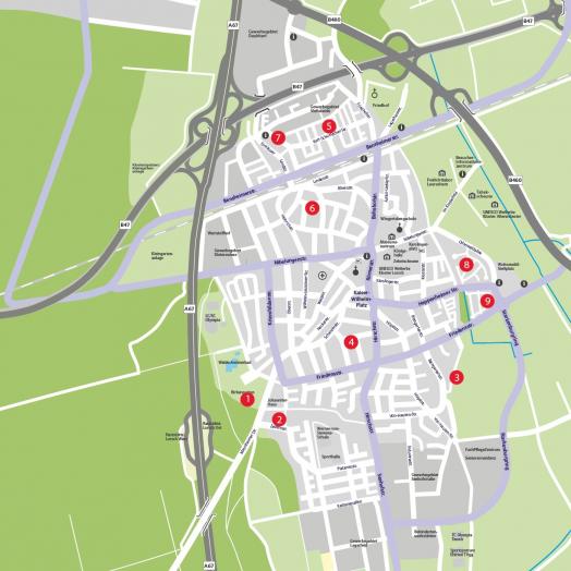 Übersichstkarte Spielplätze