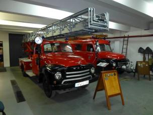 Bild eines alten Feuerwehrautos