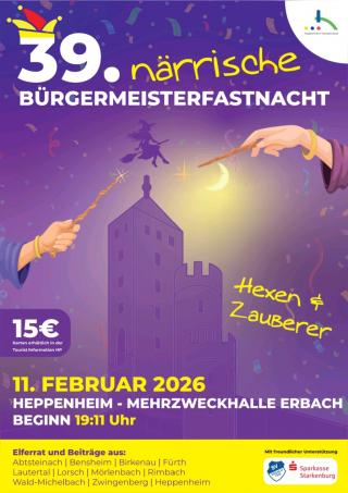 39. Bürgermeisterfastnacht in Heppenheim